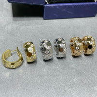 [Camiery]BEE LOVE DIAMOND HOOP EARRINGS