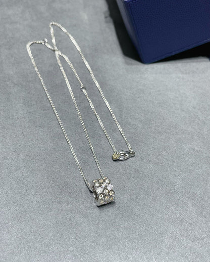 [Camiery]BEE LOVE DIAMOND PAVED 3 ROW NECKLACE