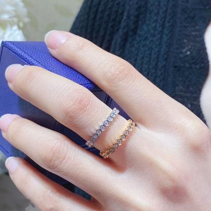 [Camiery]BEE LOVE DIAMOND PAVED SMALL RING