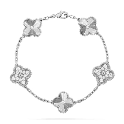 [Camiery] CLOVER 5 MOTIF LASER BRACELET COLLECTION