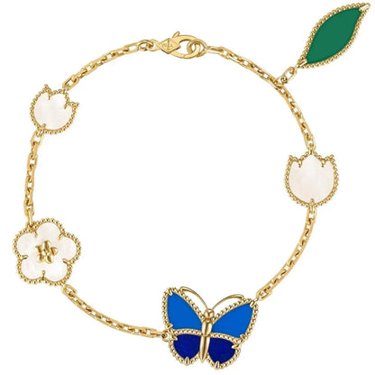 [Camiery]Clover Lucky Spring & Love & Juste Garden 3-Piece  Bracelet Stack Set
