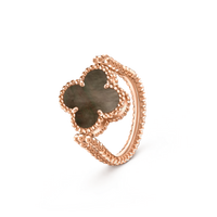 [Camiery]CLOVER RIVERSIBLE RING ROSE GOLD COLLECTION