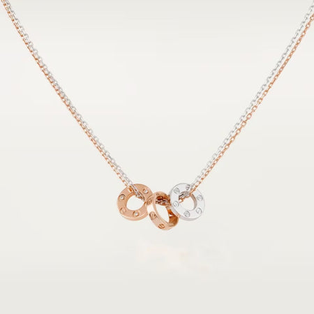 [Camiery] LOVE 6 DIAMOND PENDANT NECKLACE