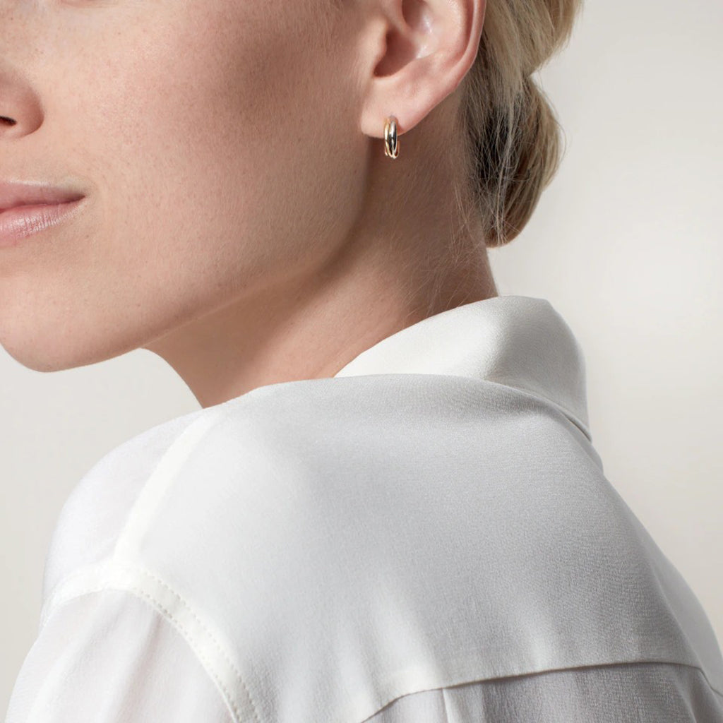 [Camiery] TRINITY ON DIAMOND MINI EARRINGS