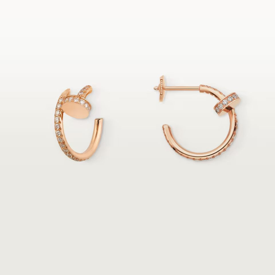 [Camiery] JUSTE FULL DIAMOND SMALL EARRINGS