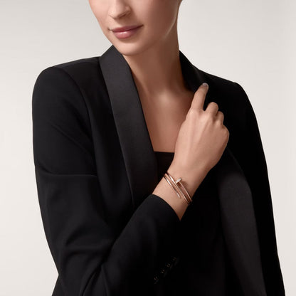 [Camiery] JUSTE BRACELET 3.5MM DOUBLE ROW DIAMOND