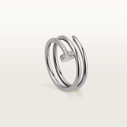 [Camiery] JUSTE RING 4.8MM HALF DIAMOND