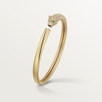 [Camiery] PANTHERE HALF DIAMOND OPEN BRACELET