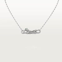 [Camiery] PANTHERE PAVED DIAMOND NECKLACE