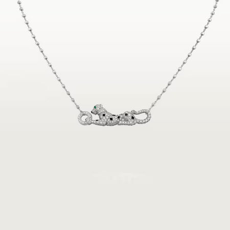 [Camiery] PANTHERE PAVED DIAMOND NECKLACE