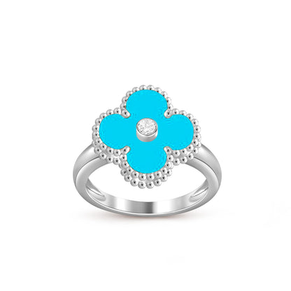 [Camiery]CLOVER SILVER DIOMND RING COLLECTION