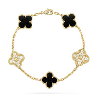 [Camiery]Clover & Clash Bracelet 3-Piece Stack set