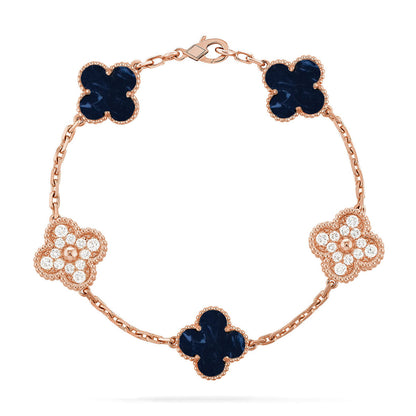 [Camiery]CLOVER 5 MOTIF PIETERSITE BRACELET COLLECTION