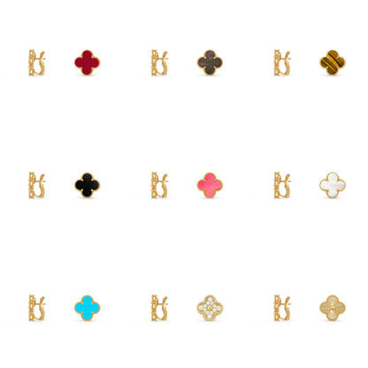 [Camiery]CLOVER 15MM MOP EARRINGS COLLECTION