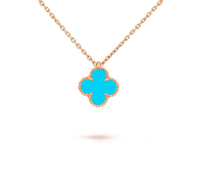 [Camiery]CLOVER MINI 9.5MM CARNELIANS NECKLACE COLLECTION