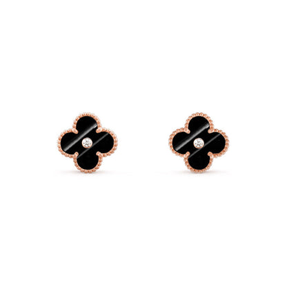 [Camiery]CLOVER  15MM DIAMOND EARRINGS COLLECTION