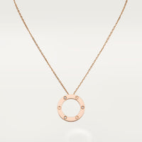 [Camiery] LOVE NECKLACE 16MM 3 DIAMONDS