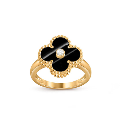 [Camiery]CLOVER DIAMOND RING GOLD COLLECTION
