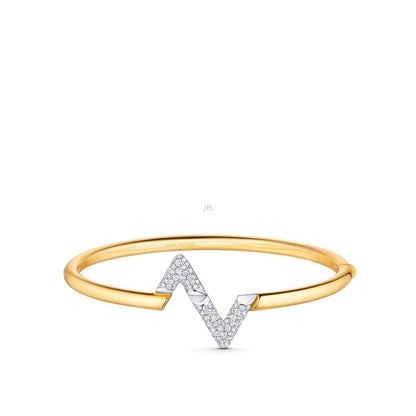 [Camiery]VOLTE UPSITE DOWN GOLD DIAMOND BRACELET