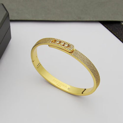 [Camiery]Move Noa Full Pavé Diamond Bangle Bracelet