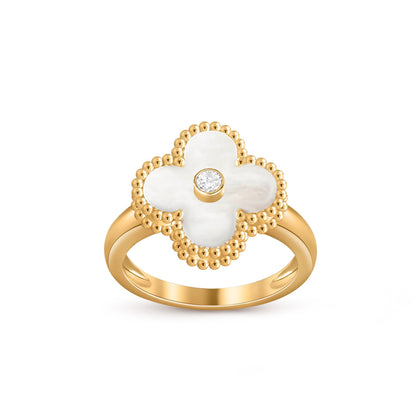 [Camiery]CLOVER DIAMOND RING GOLD COLLECTION