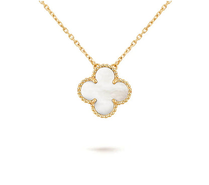 [Camiery]CLOVER 15MM SINGLE FLOWER NECKLACE COLLECTION