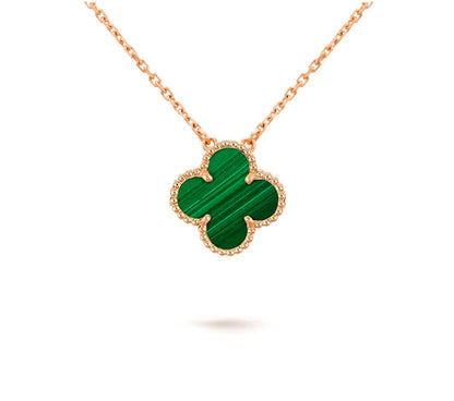 [Camiery]CLOVER 15MM SINGLE FLOWER NECKLACE COLLECTION