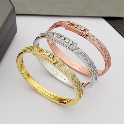 [Camiery]Move Noa Full Pavé Diamond Bangle Bracelet