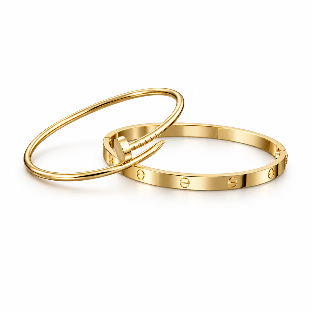 [Camiery] LOVE & JUSTE Classic Bracelet Stack Set