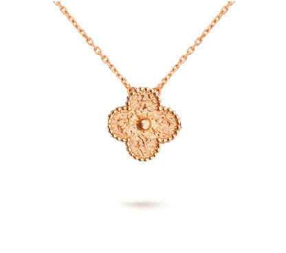 [Camiery]CLOVER 15MM SINGLE FLOWER NECKLACE COLLECTION