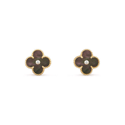 [Camiery]CLOVER  15MM DIAMOND EARRINGS COLLECTION