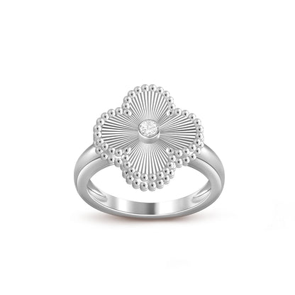 [Camiery]CLOVER SILVER DIOMND RING COLLECTION