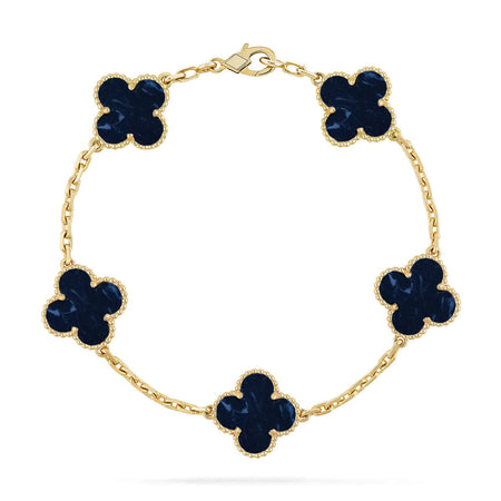 [Camiery]CLOVER 5 MOTIF PIETERSITE BRACELET COLLECTION