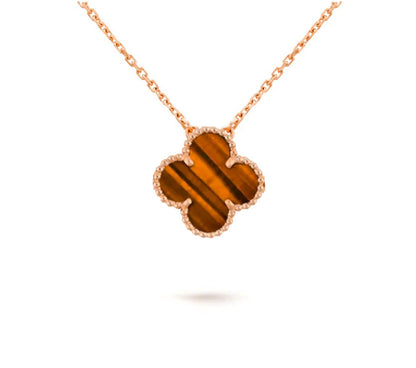[Camiery]CLOVER 15MM SINGLE FLOWER NECKLACE COLLECTION