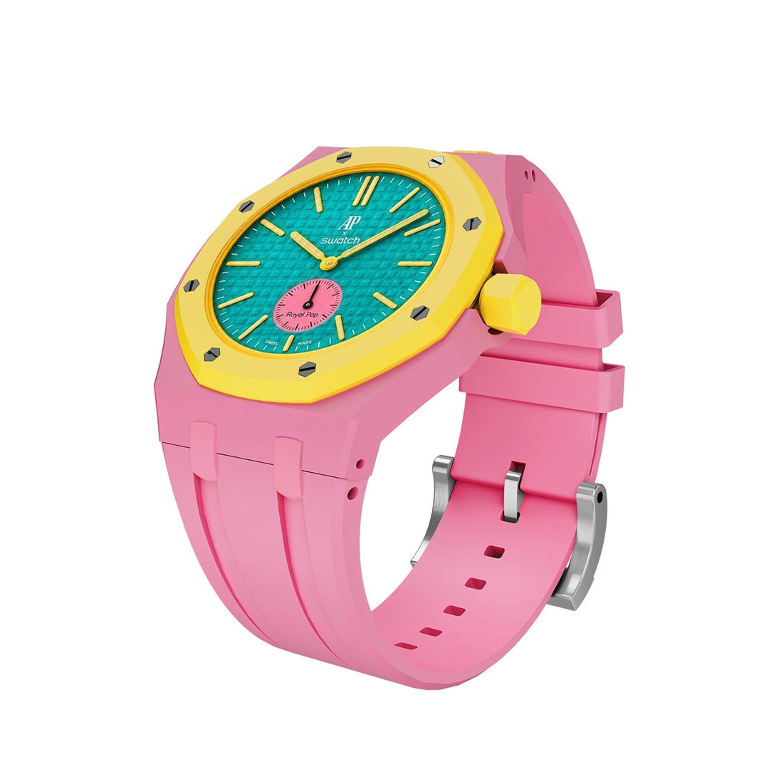 Oak Pop Exclusive Pink Silicone Strap