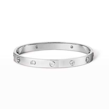 [Camiery] LOVE BRACELET 6.1MM 4 DIAMONDS