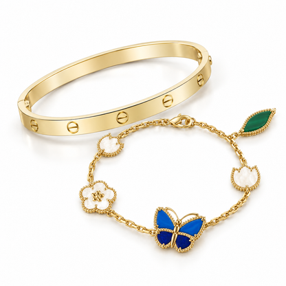 [Camiery]Lucky Spring & Love Bracelet Stack Set