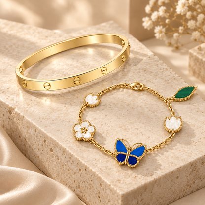 [Camiery]Lucky Spring & Love Bracelet Stack Set