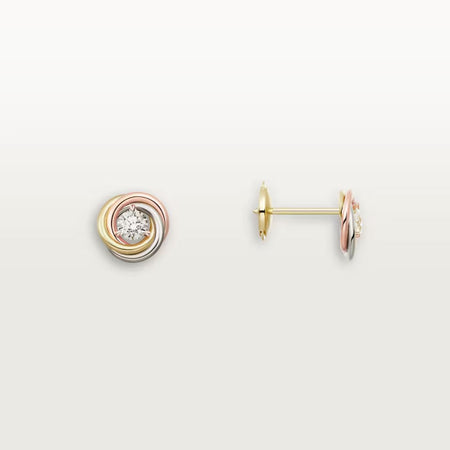 [Camiery] TRINITY STUD DIAMOND EARRINGS