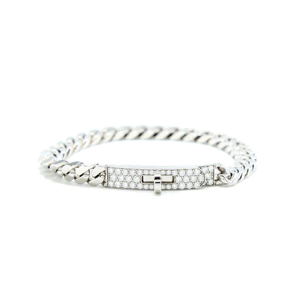 [Camiery]KELLY CHAIN SILVER DIAMOND BRACELET