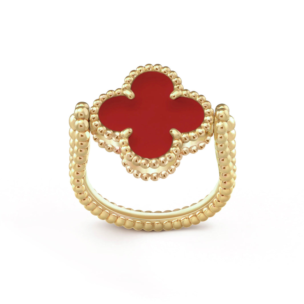 [Camiery]CLOVER RIVERSIBLE RING GOLD COLLECTION