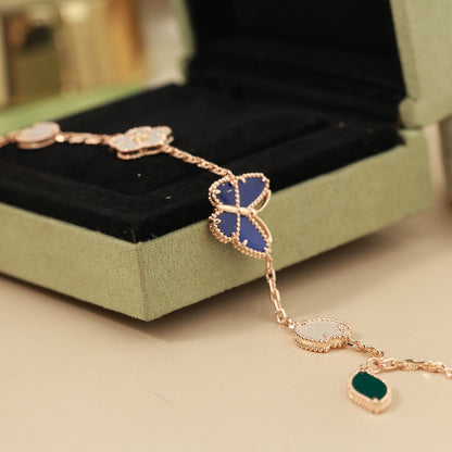 [Camiery]LUCKY SPRING BUTTERFLY 5 MOTIF BRACELET