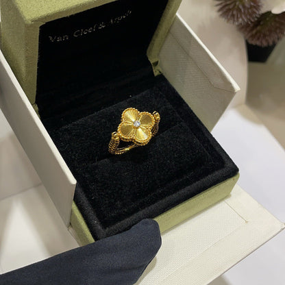 [Camiery]CLOVER RIVERSIBLE RING GOLD COLLECTION