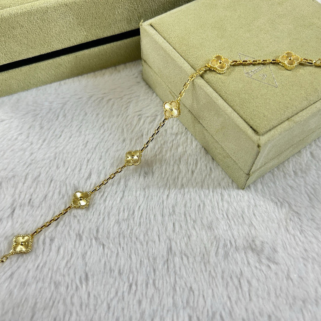 [Camiery]CLOVER 6 MOTIF DIAMOND BRACELET