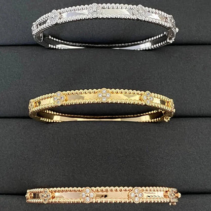 [Camiery]CLOVER BRACELET 4MM DIAMONDS
