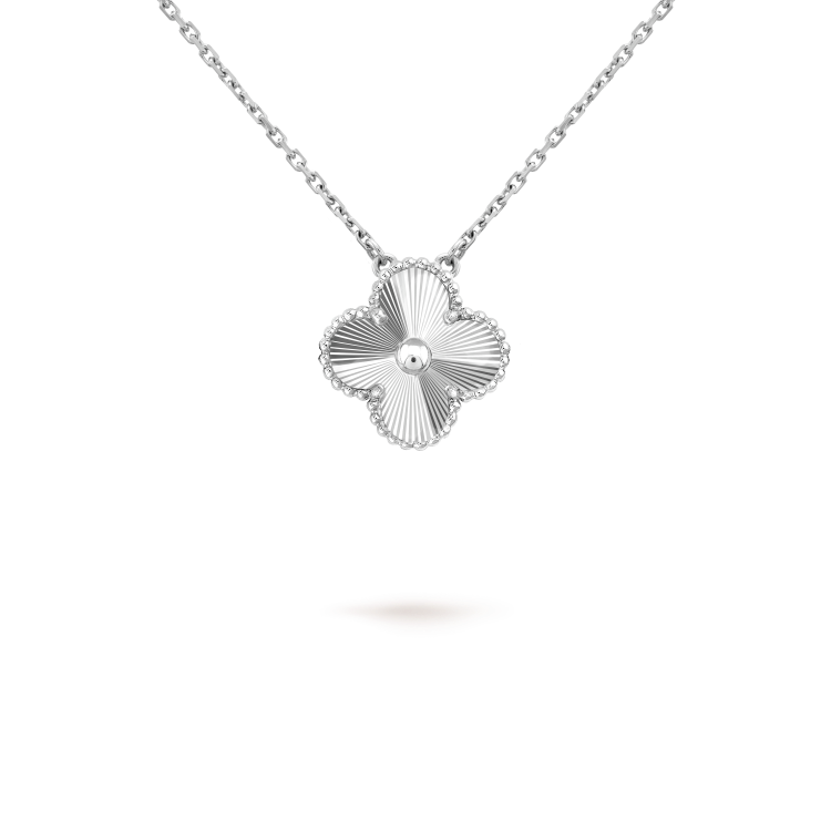 [Camiery]CLOVER 15MM NECKLACE SILVER COLLECTION