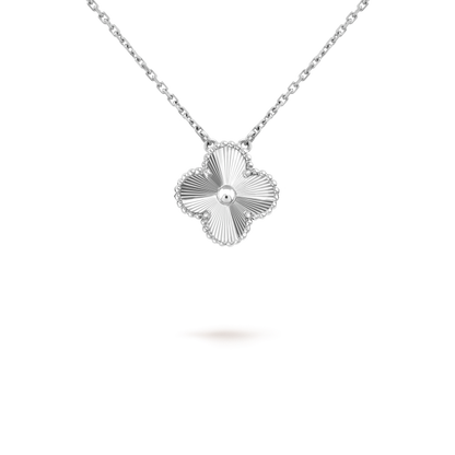 [Camiery]CLOVER 15MM NECKLACE SILVER COLLECTION