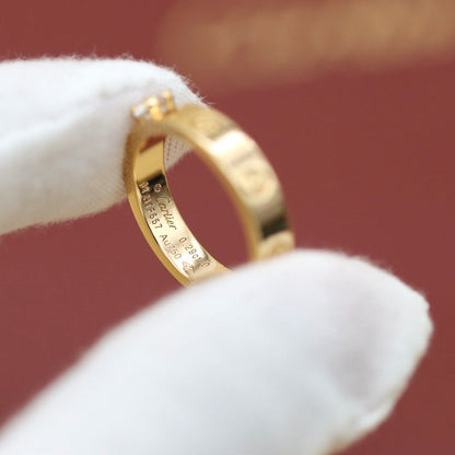 [Camiery] LOVE RING 3.6MM 1 BIG DIAMOND