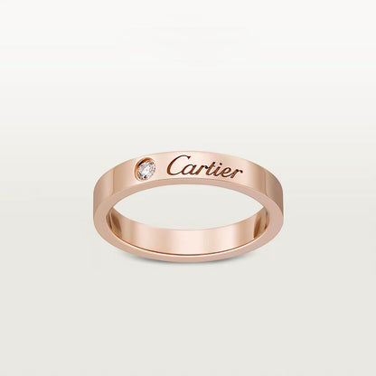 [Camiery] LOVE RING 4MM 1 DIAMOND