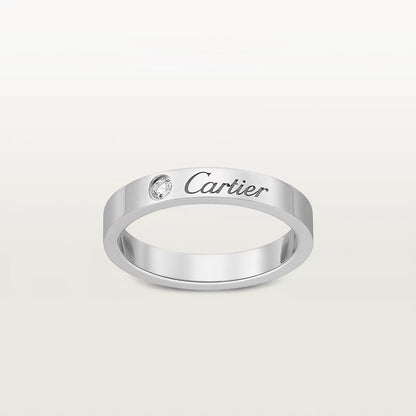 [Camiery] LOVE RING 4MM 1 DIAMOND